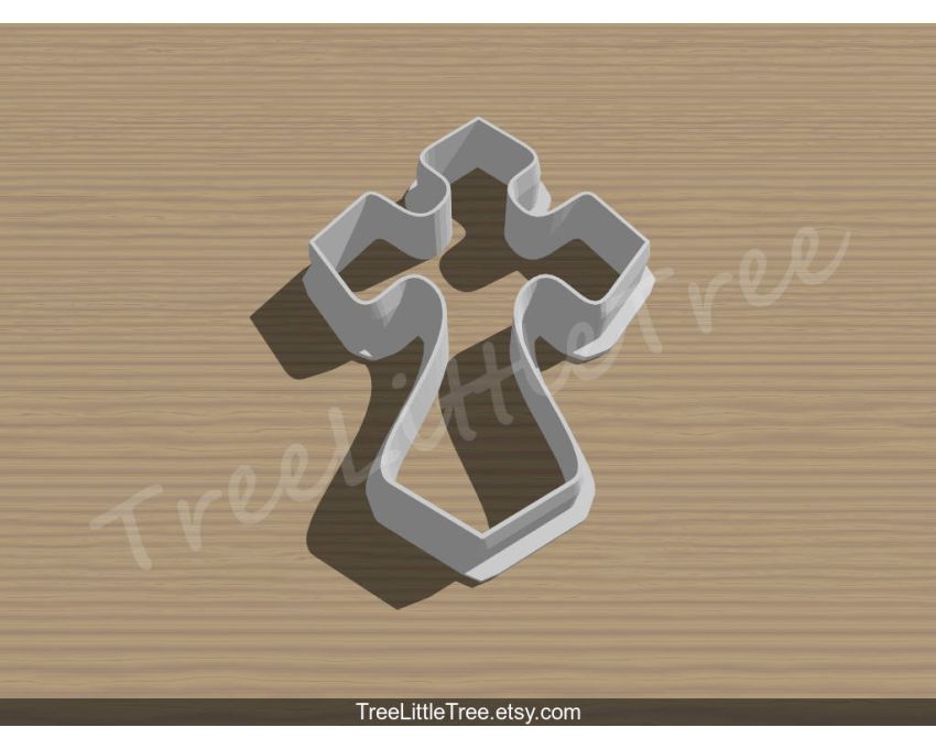 Holy Cross Style2 Cookie Cutter.Baby Shower Cookie Cutter