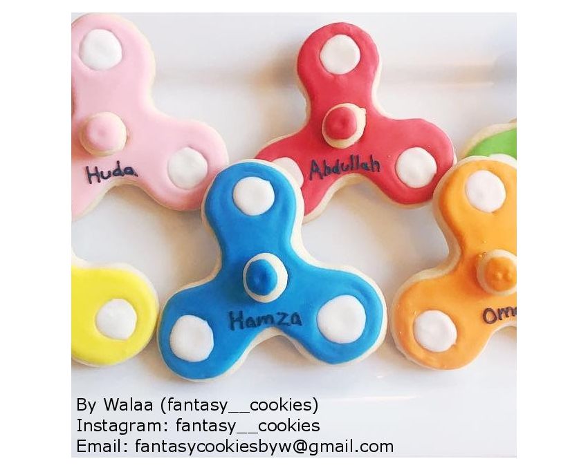 Fidget Spinner Style2 Cookie Cutter.Toy Cookie Cutter