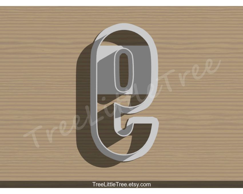 Number Nine Cookie Cutter. Number Cookie Cutter