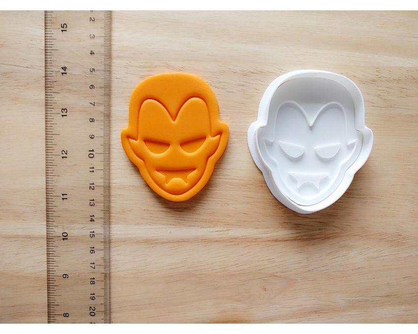 Halloween Vampire Cookie Cutter and Stamp Set. Halloween Cookie Cutter
