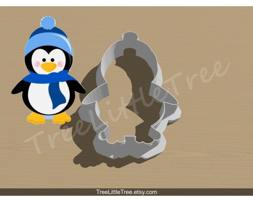 Penguin Cookie Cutter. Animal Cookie Cutter