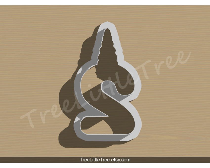 Unicorn Number Two Cookie Cutter. Unicorn Cookie Cutter