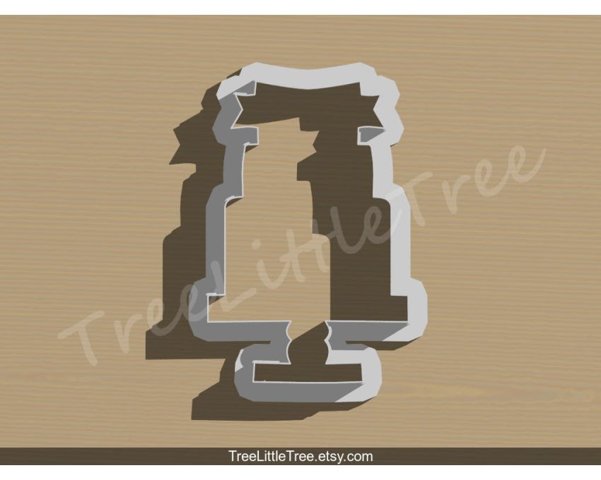 Tall Cake Stand Cookie Cutter. Unique Cookie Cutter