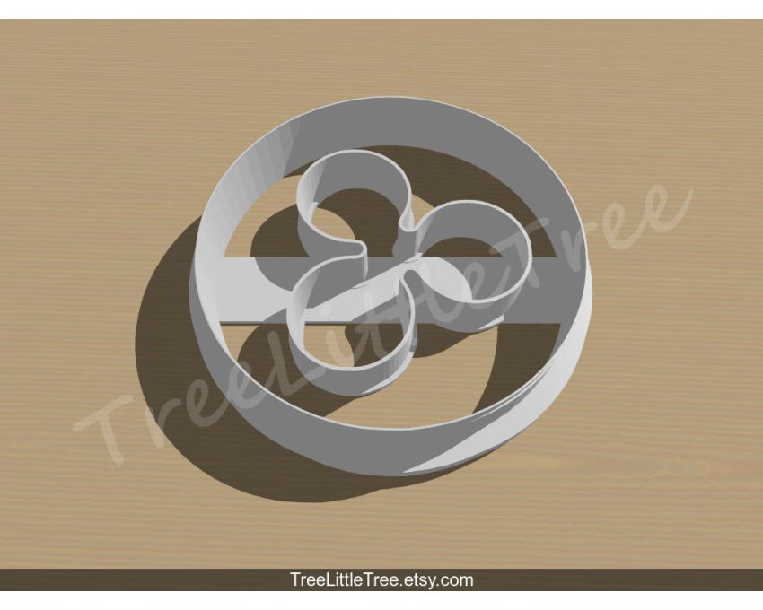 Ripple Coin Cookie Cutter. Unique Cookie Cutter