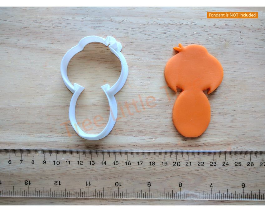 Japanese Girl Doll Cookie Cutter and Stamp Set. Japan Cookie Cutter