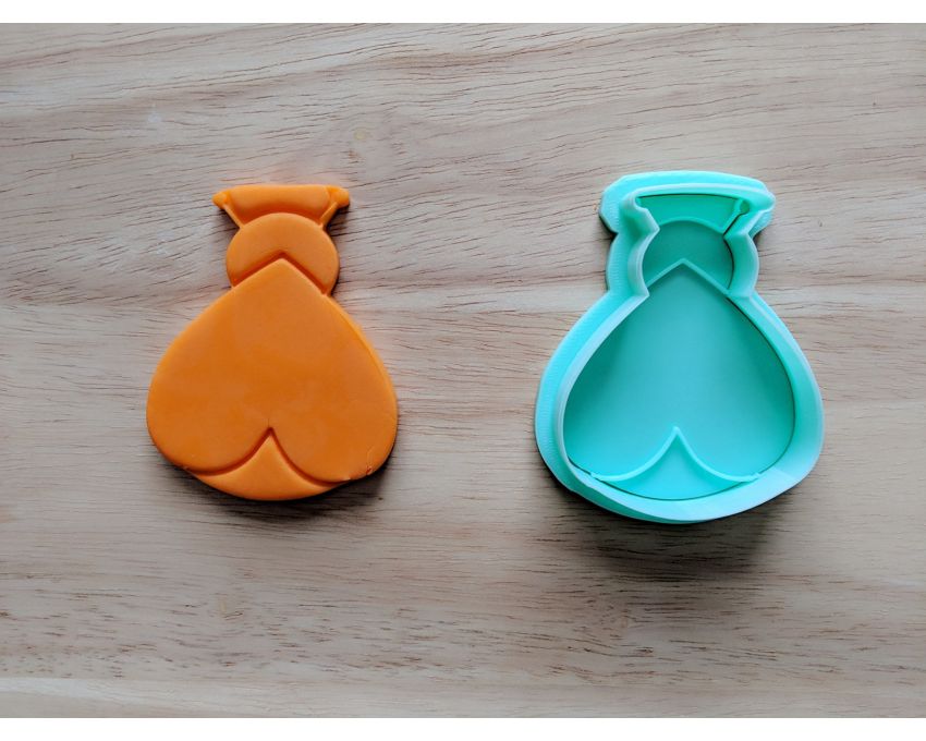 Love Bug Cookie Cutter and Stamp Set. Valentine's day Cookie Cutter