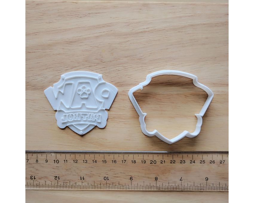 PAW Patrol Badge Cookie Cutter and Stamp Set. PAW Patrol Cookie Cutter