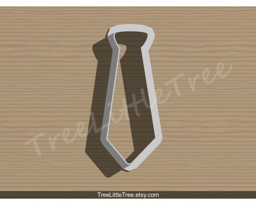 Tie Cookie Cutter. Unique Cookie Cutter