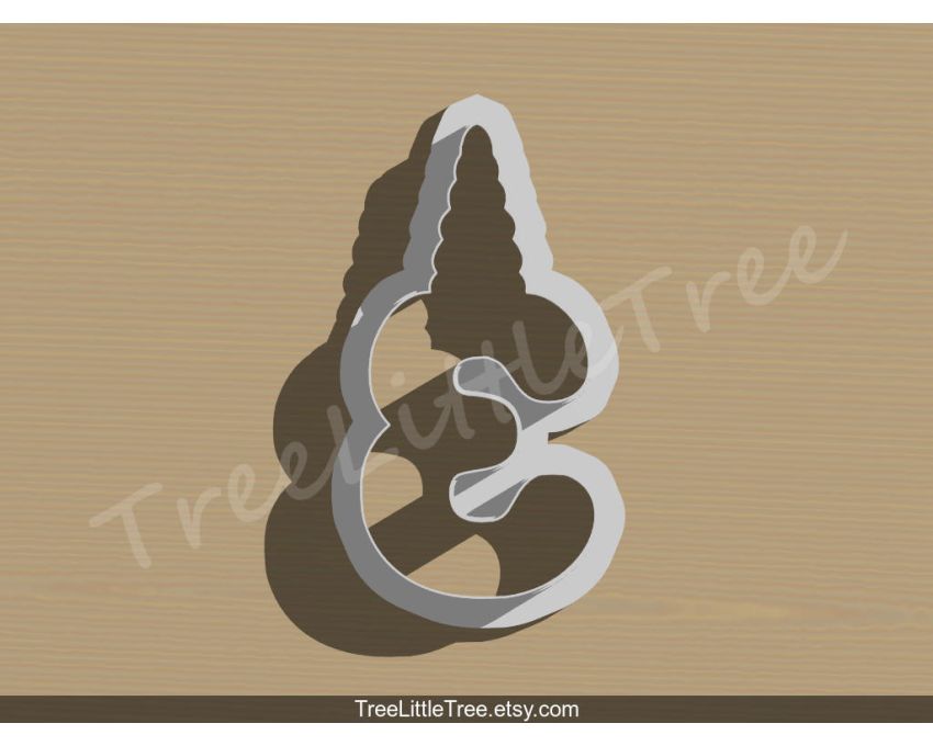 Unicorn Number Three Cookie Cutter. Unicorn Cookie Cutter