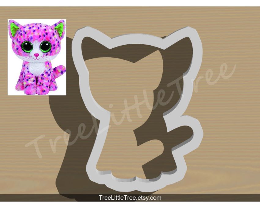 Beanie Boo Cookie Cutter. Toy Cookie Cutter