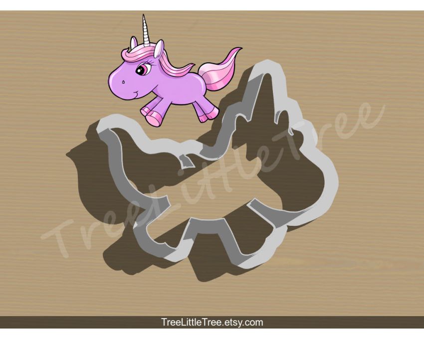 Cute Unicorn Cookie Cutter. Unicorn Cookie Cutter