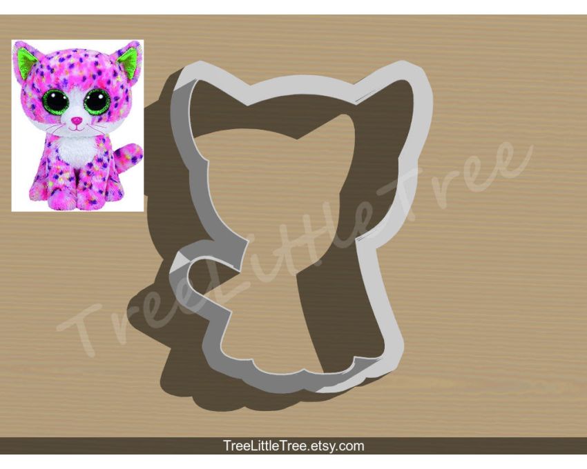 Beanie Boo Cookie Cutter. Toy Cookie Cutter