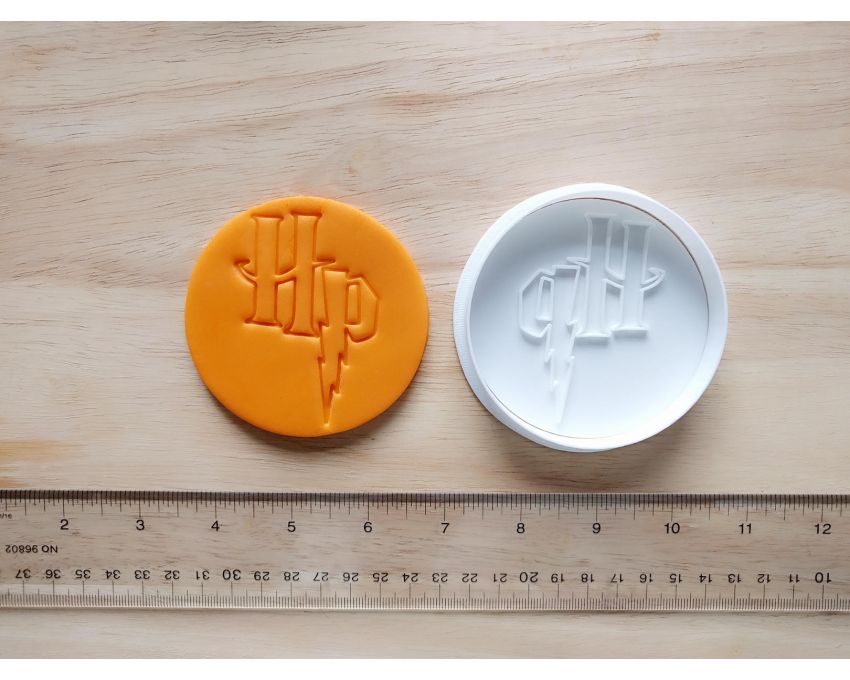 Harry Potter Symbol Cookie Cutter and Stamp Set. Unique Cookie Cutter