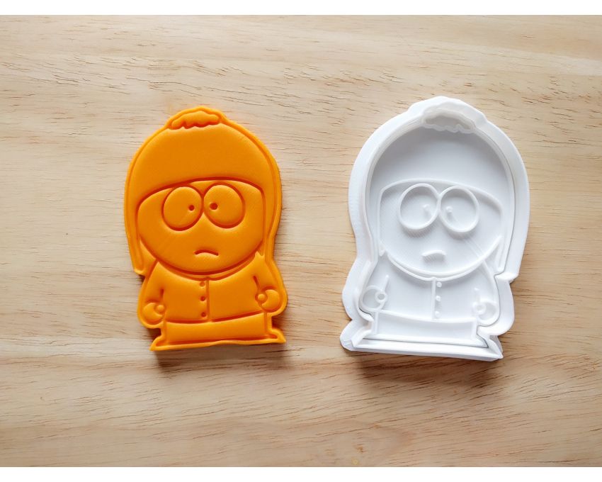 South Park Craig Tucker Cookie Cutter and Stamp Set. Cartoon Cookie Cutter