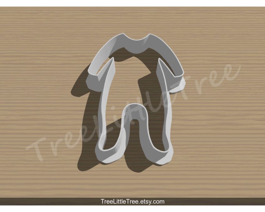 Onesie Cookie Cutter. Baby Shower Cookie Cutter. 