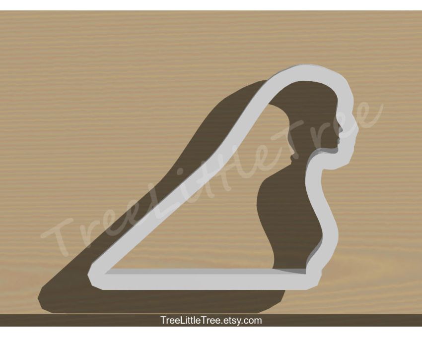 Woman Cookie Cutter. Wedding Cookie Cutter