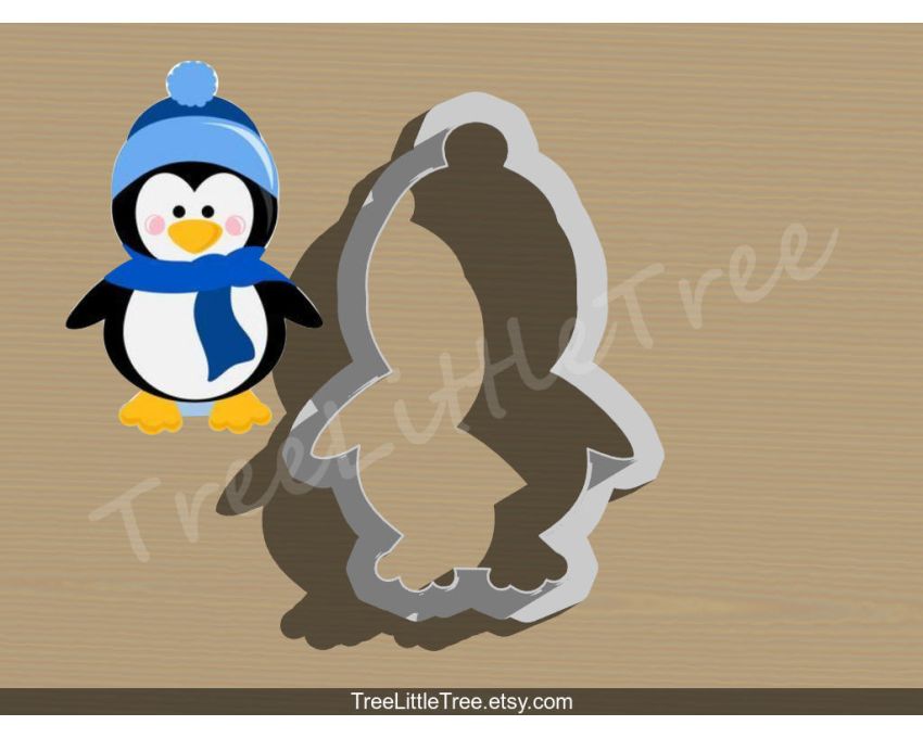 Penguin Cookie Cutter. Animal Cookie Cutter