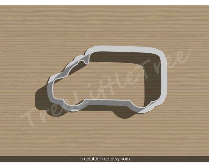 Ambulance Cookie Cutter. Car Cookie Cutter