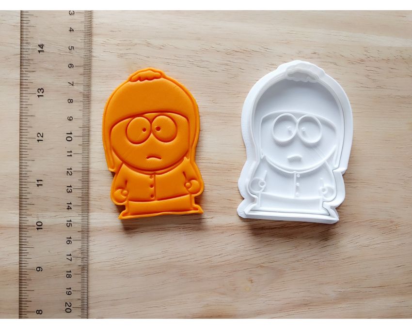 South Park Craig Tucker Cookie Cutter and Stamp Set. Cartoon Cookie Cutter