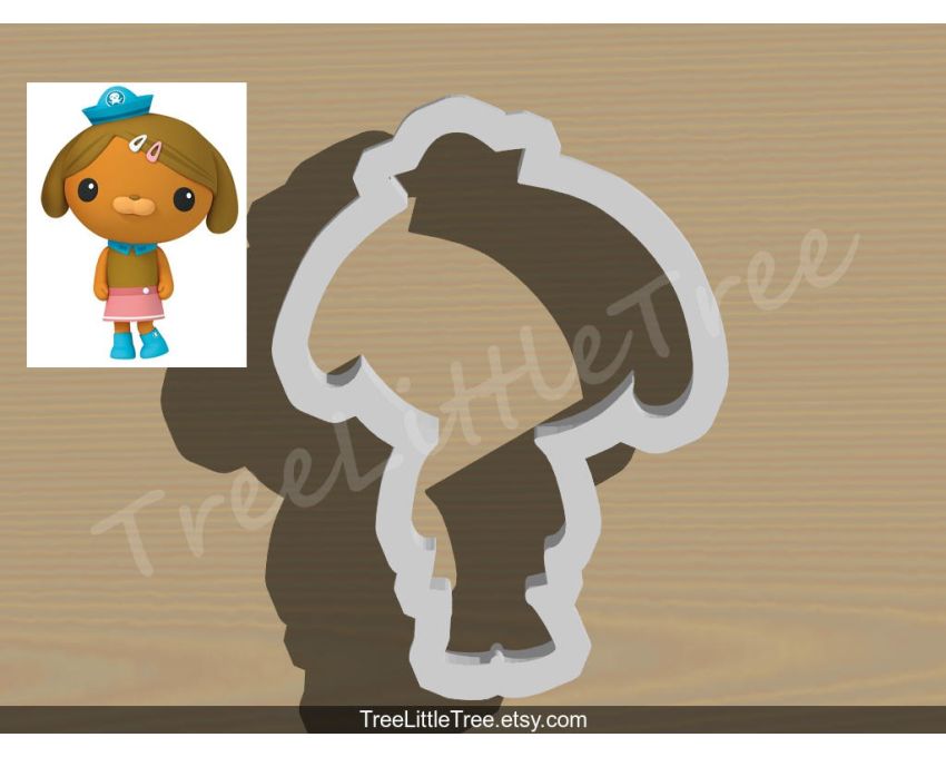 Dashi Dog Cookie Cutter. Octonauts Cookie Cutter