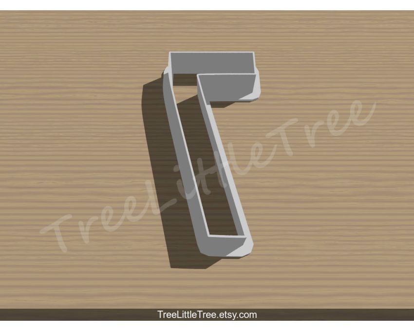 Number Seven Cookie Cutter. Number Cookie Cutter