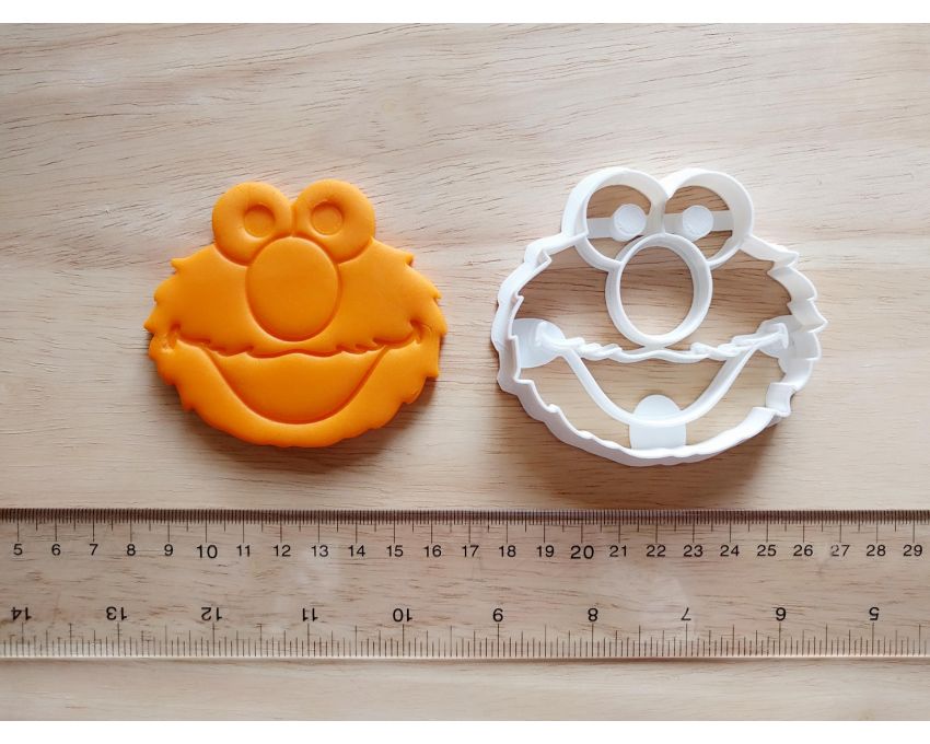 Elmo Cookie Cutter. Cartoon Cookie Cutter