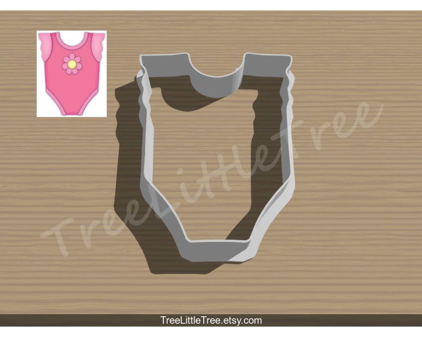 Onesie Style2 Cookie Cutter.Baby Shower Cookie Cutter