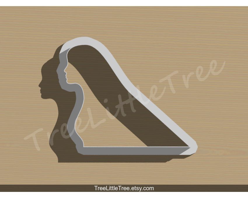 Woman Cookie Cutter. Wedding Cookie Cutter