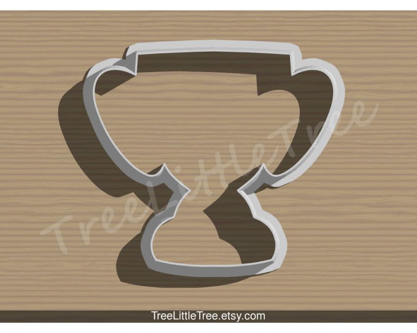 Trophy Cookie Cutter. Sports Cookie Cutter
