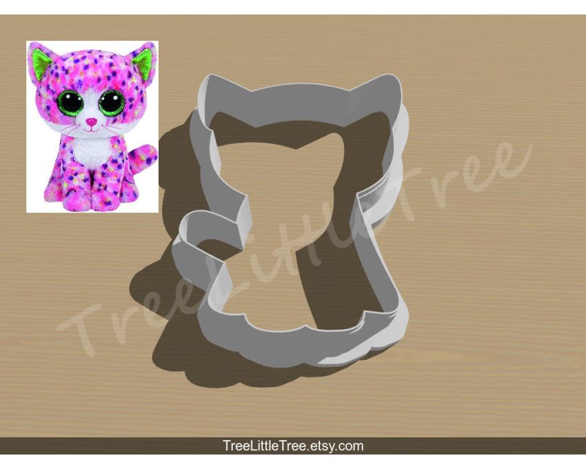 Beanie Boo Cookie Cutter. Toy Cookie Cutter