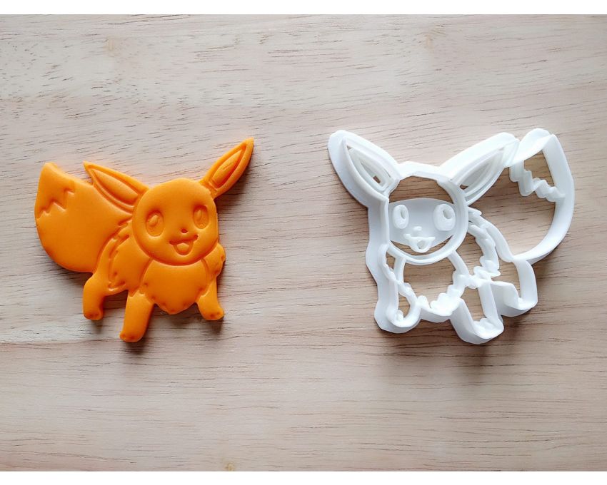 Eevee Cookie Cutter. Pokemon Cookie Cutter