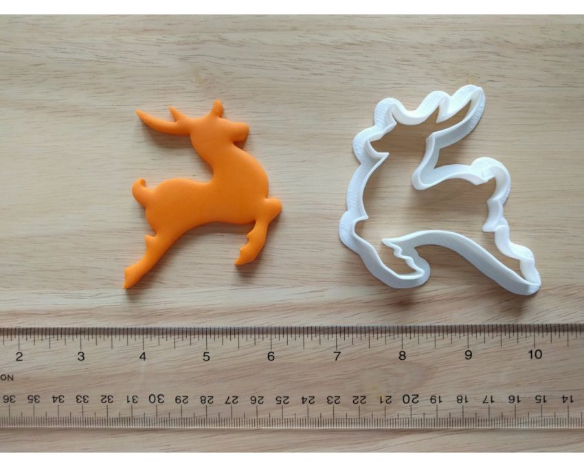 Reindeer Cookie Cutter. Christmas Cookie Cutter