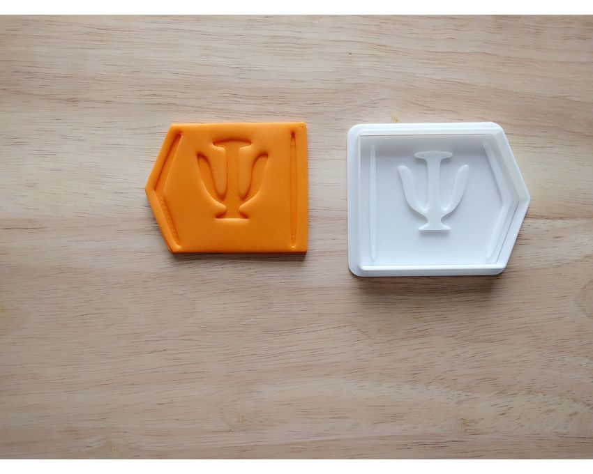 Quantum Bra-Psi Cookie Cutter and Stamp Set. Quantum Cookie Cutter