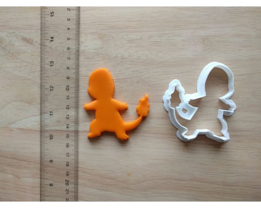 Charmander Cookie Cutter. Pokemon Cookie Cutter