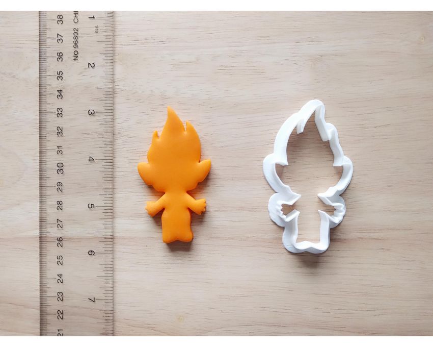 Troll Doll Cookie Cutter. Cartoon Cookie Cutter