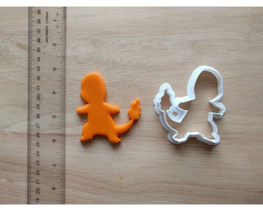 Charmander Cookie Cutter. Pokemon Cookie Cutter