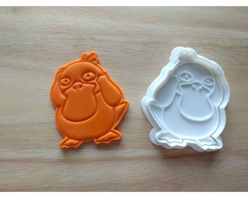 Psyduck Cookie Cutter and Stamp Set. Pokemon Cookie Cutter