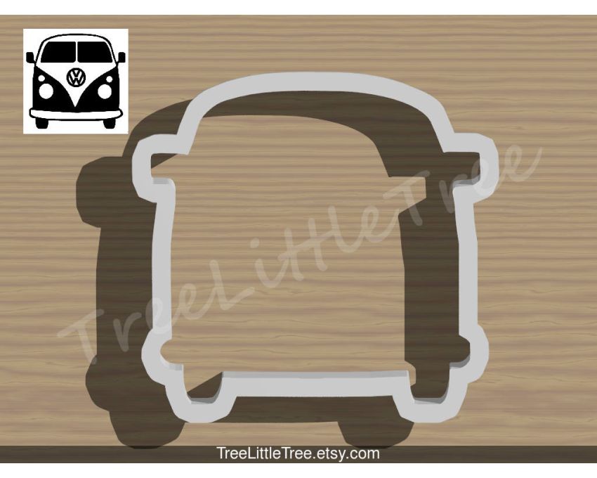 Volkswagen Cookie Cutter. Car Cookie Cutter