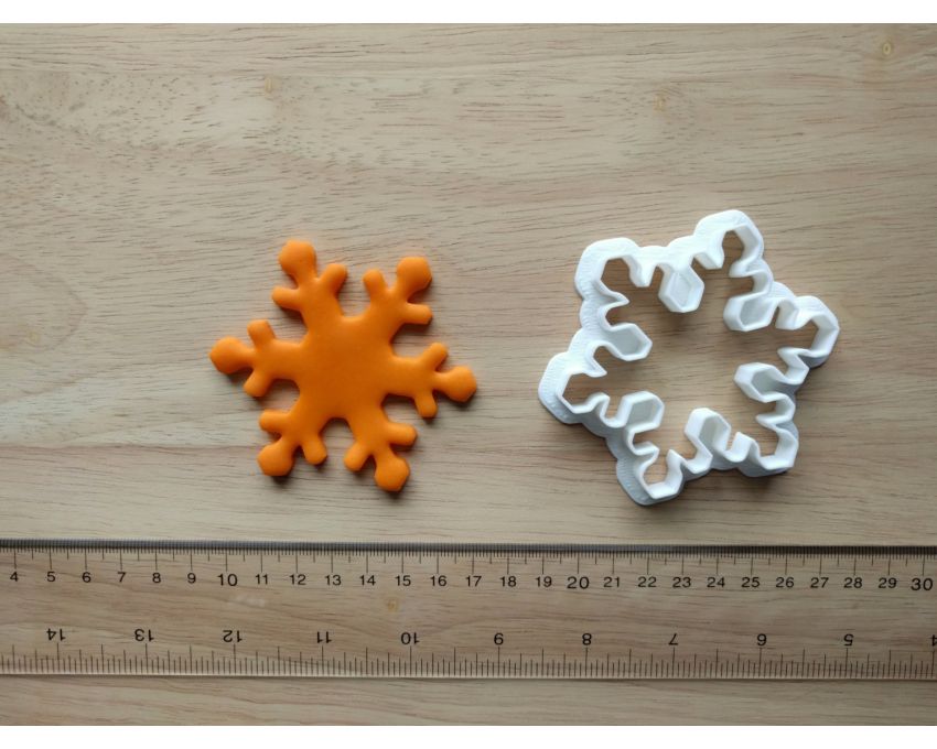 Snowflake Style 1 Cookie Cutter. Christmas Cookie Cutter