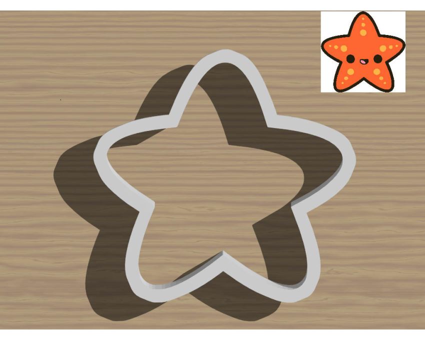Starfish Cookie Cutter. Animal Cookie Cutter