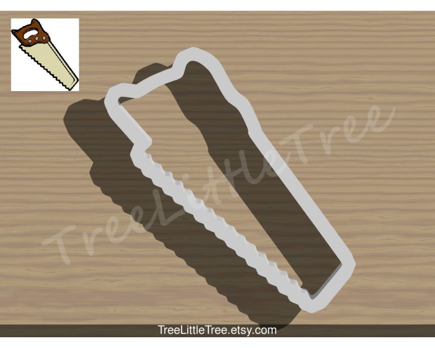 Saw Cookie Cutter. Father’s Day Cookie Cutter