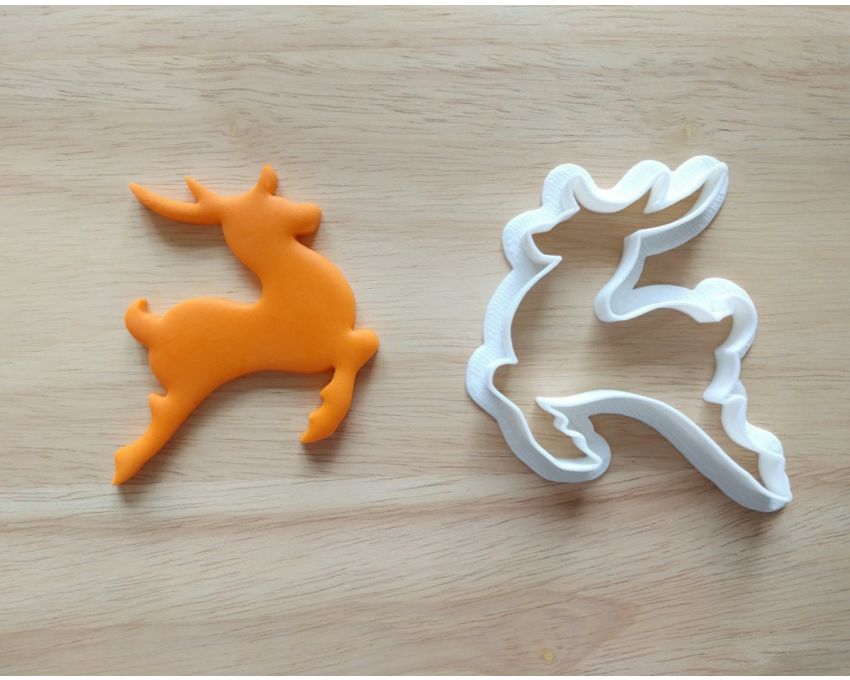 Reindeer Cookie Cutter. Christmas Cookie Cutter