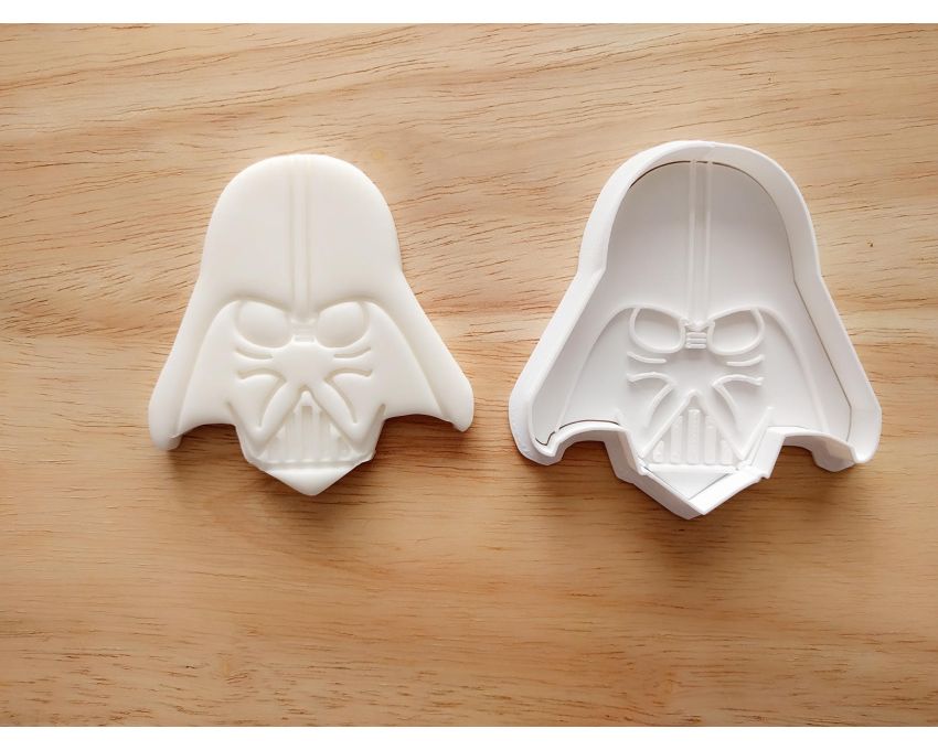 Anakin Skywalker Cookie Cutter and Stamp Set. Star Wars Cookie Cutter