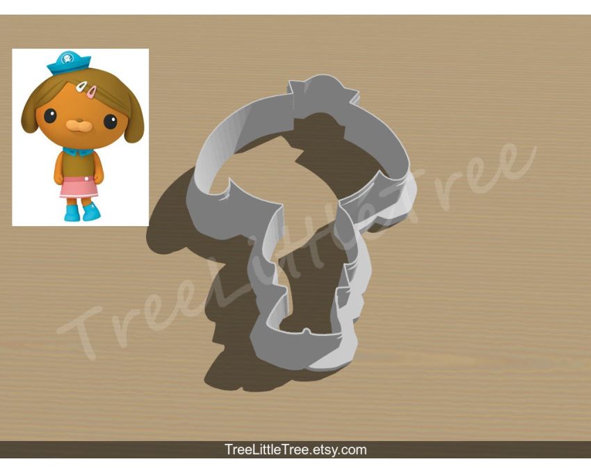 Dashi Dog Cookie Cutter. Octonauts Cookie Cutter