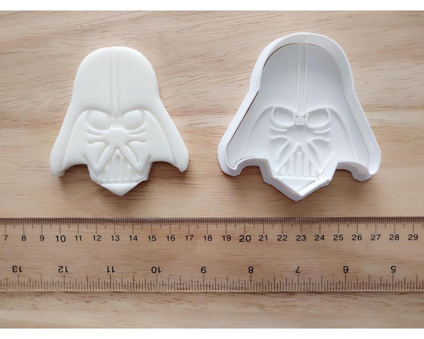 Anakin Skywalker Cookie Cutter and Stamp Set. Star Wars Cookie Cutter
