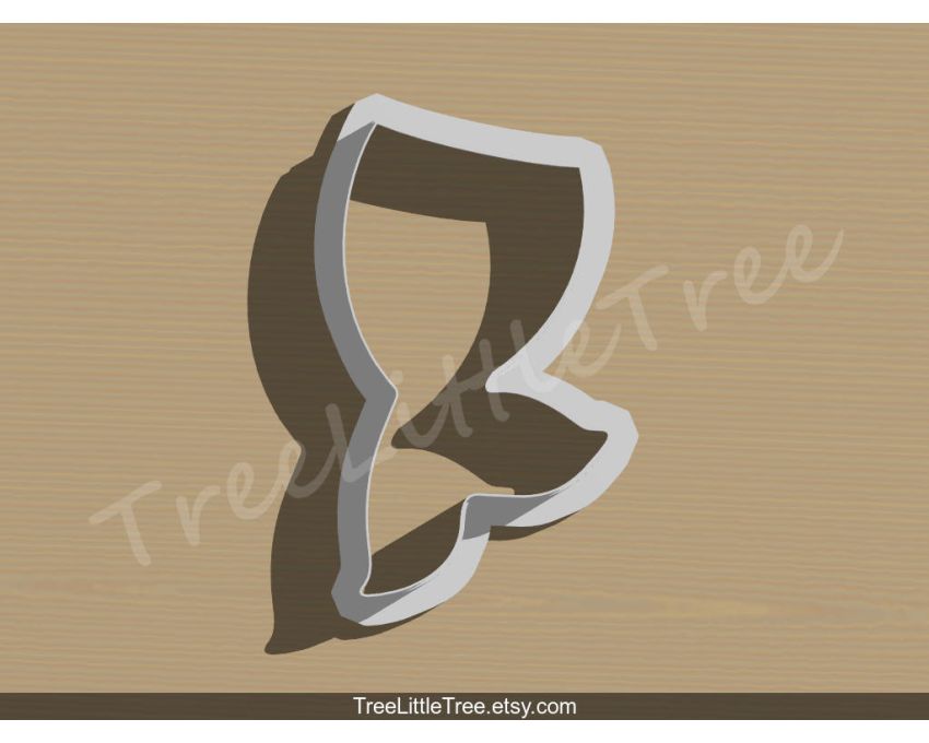 Mermaid Cookie Cutter. Cartoon Cookie Cutter