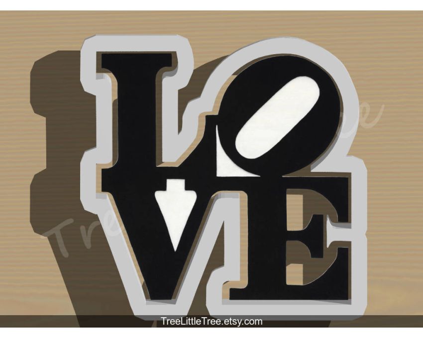 Love Cookie Cutter. Valentine's day Cookie Cutter