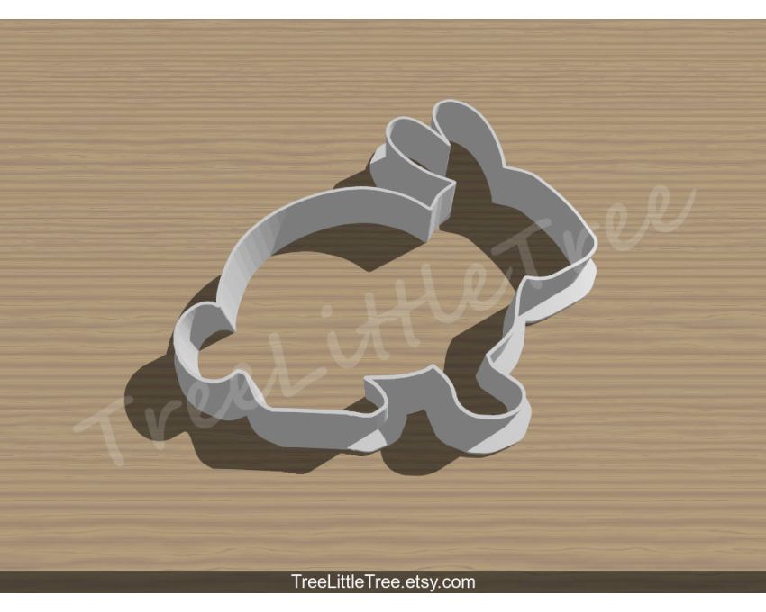 Rabbit Cookie Cutter. Animal Cookie Cutter