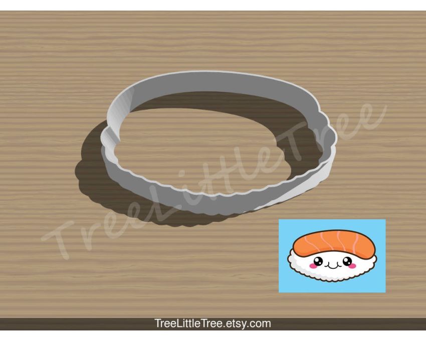 Shrimp Sushi Cookie Cutter. Japan Cookie Cutter