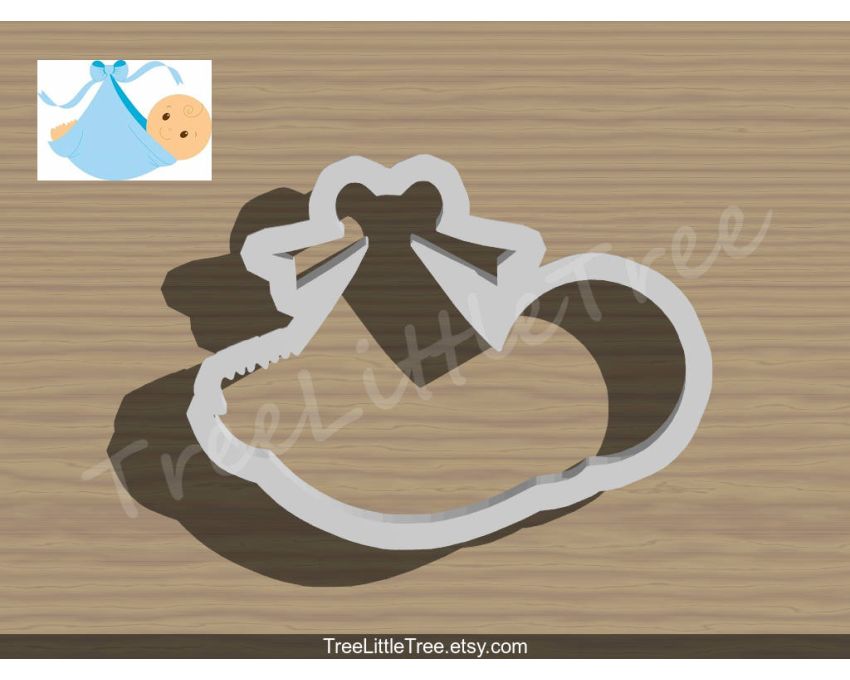 Baby Boy Cookie Cutter. Baby Shower Cookie Cutter